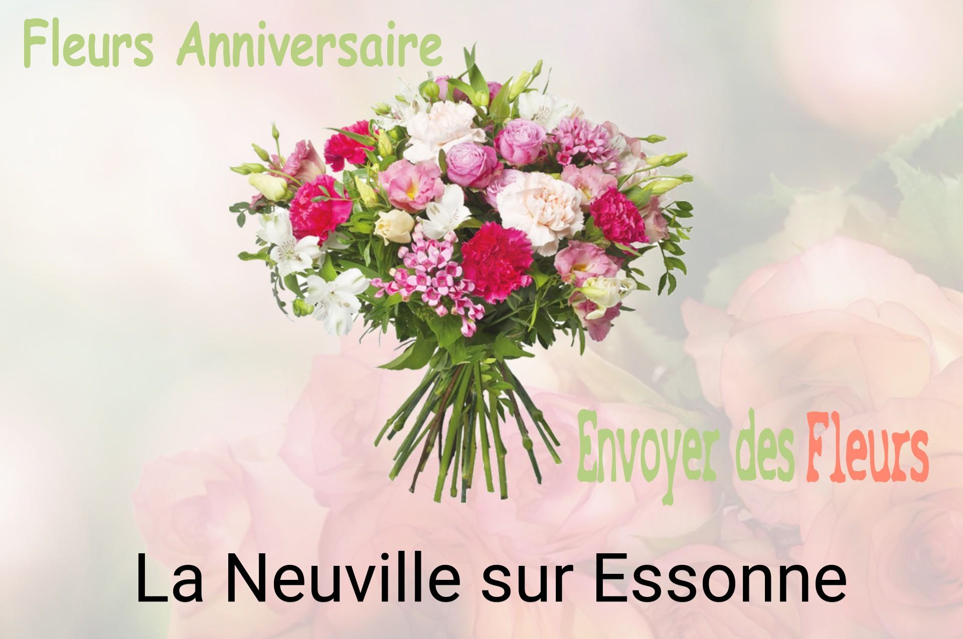 Bouquet de fleurs d’anniversaire livré à La Neuville-sur-Essonne
