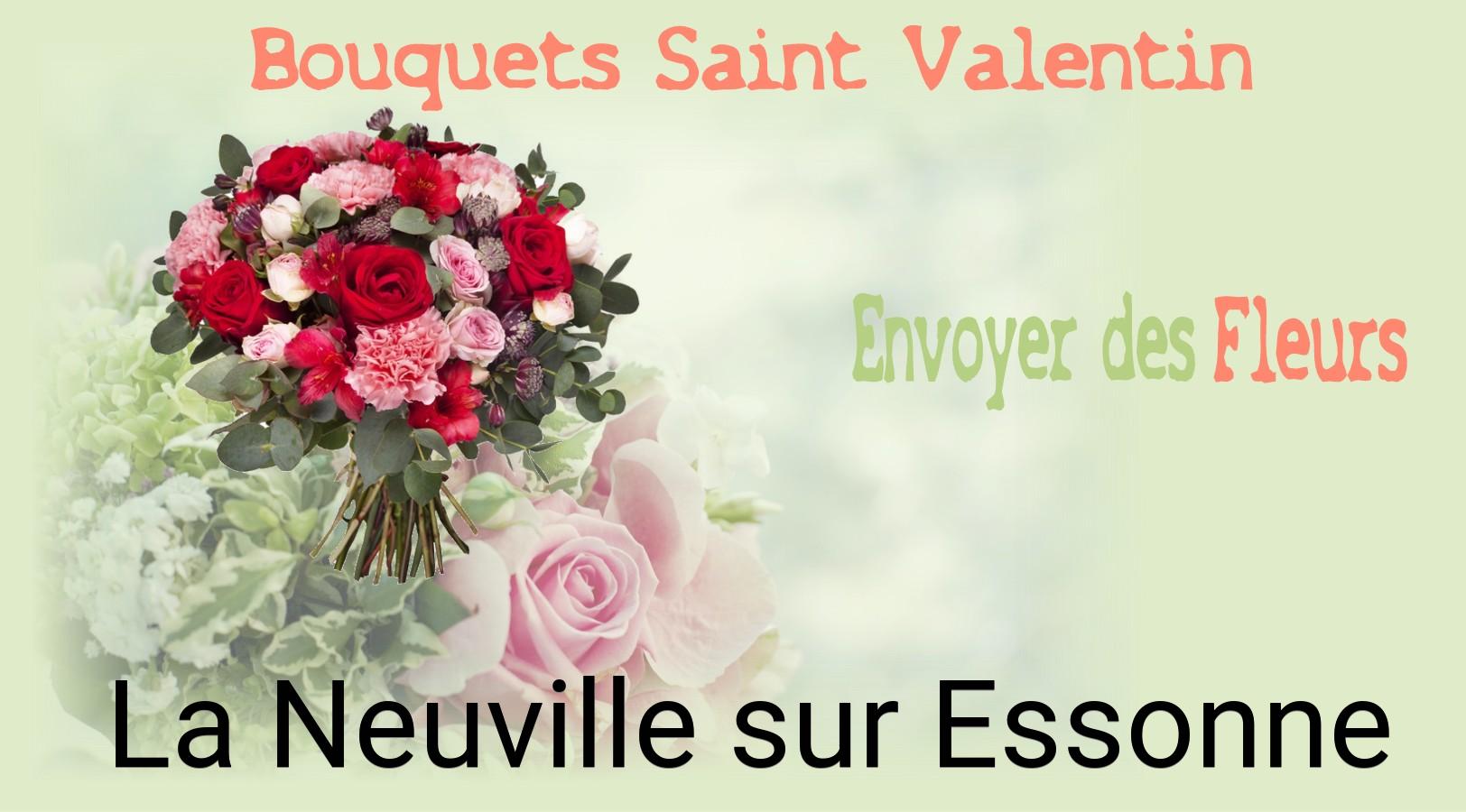 Roses de Saint-Valentin livrées à La Neuville-sur-Essonne